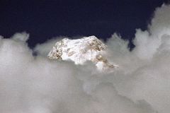 08 Gasherbrum IV Summit Pokes Out Of Clouds On Trek From Khoburtse To Goro II